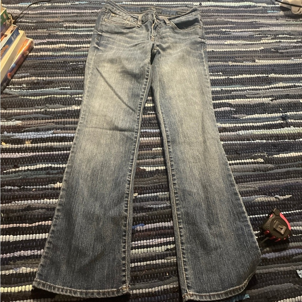 Jessica Simpson Rockin’ Curvy Boot 28 Short Skinny Low Rise Jeans Vintage